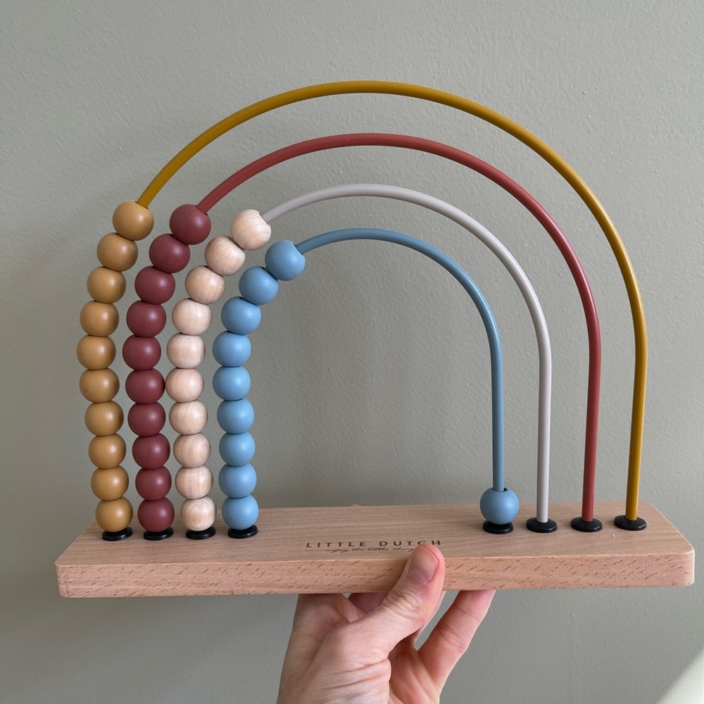 Little Dutch rainbow abacus baby nursery decor
